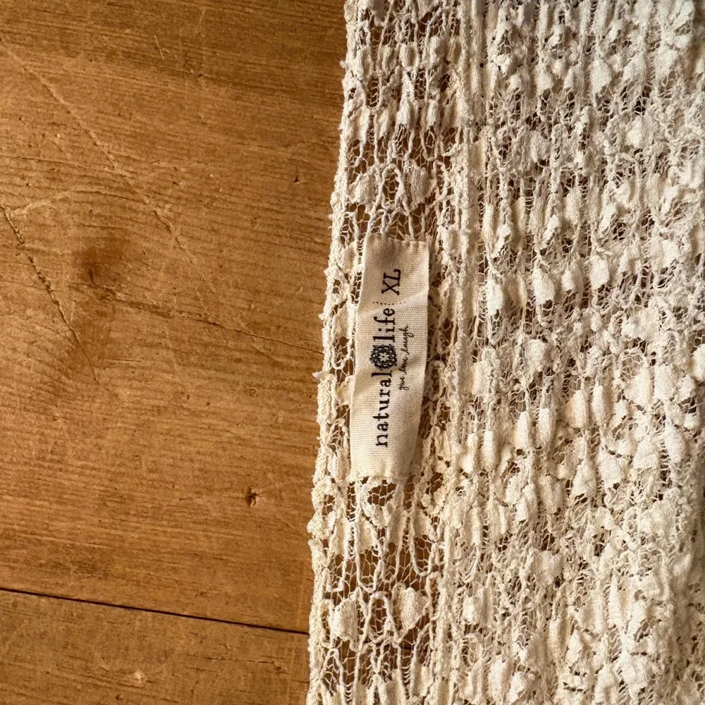 NATURAL LIFE Cream lace Blouse - Picture 4 of 6